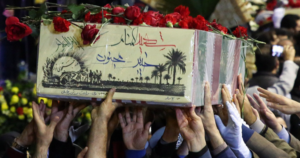 تشییع ۸ شهید گمنام در خوزستان هم‌زمان با شهادت حضرت زهرا(س)