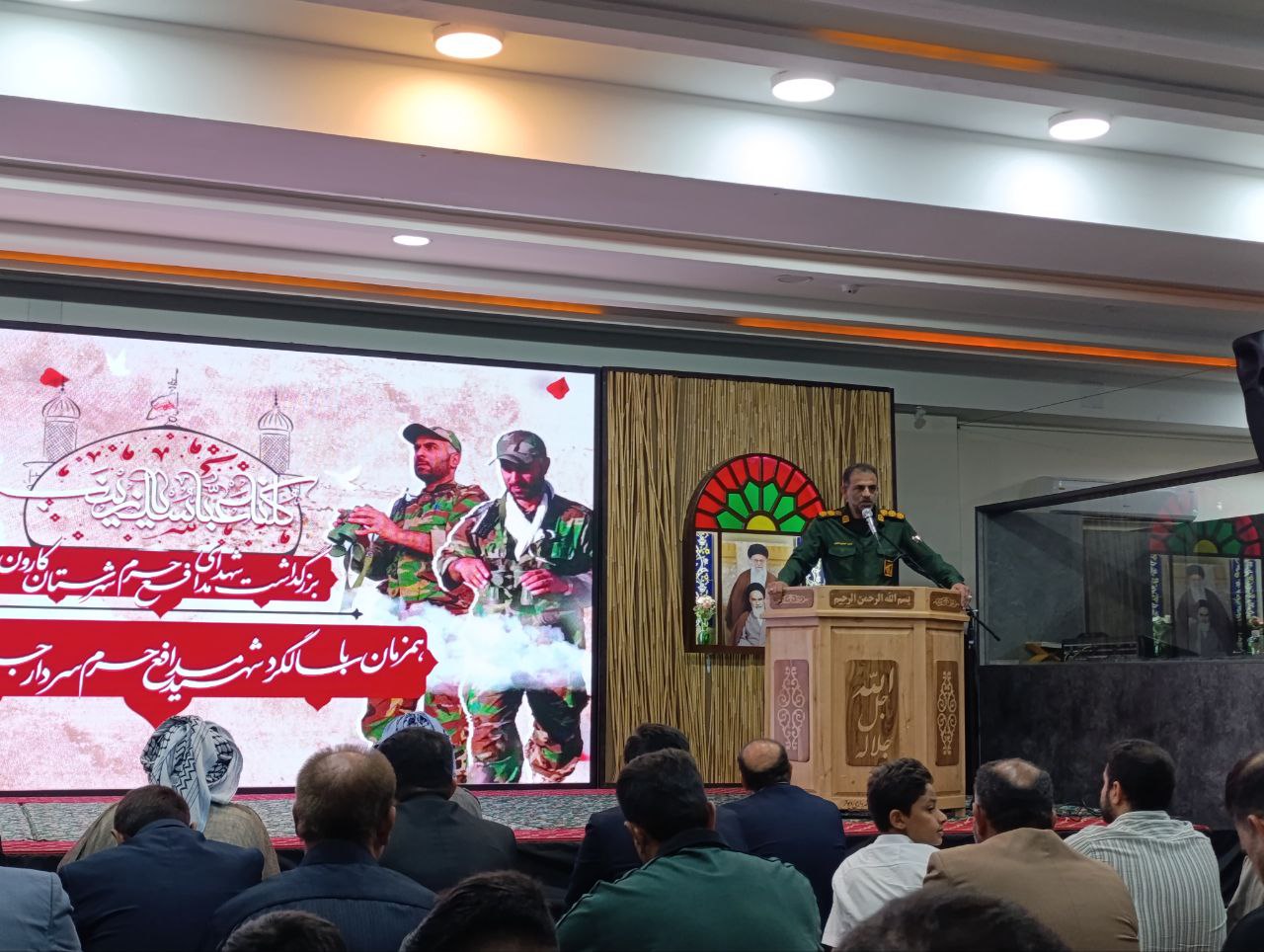 مراسم یادواره سردار شهید جبار عراقی در گلزار شهدا اهواز