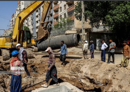 پیشرفت ۶۵ درصدی طرح فاضلاب اهواز
