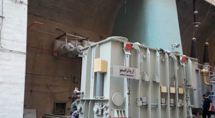 توان ترانسفورماتور اصلی نیروگاه دز افزایش یافت