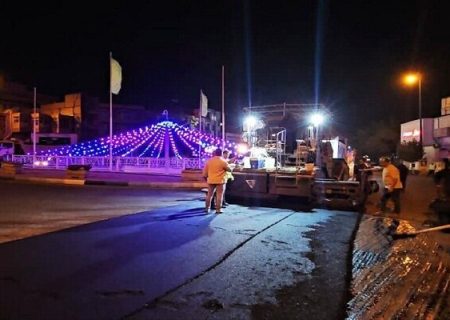 مصرف روزانه بیش از ۱۱ تن آسفالت برای ترمیم معابر منطقه ۸ شهرداری اهواز