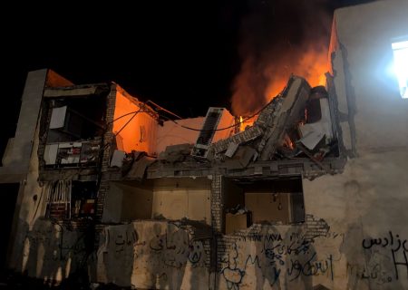 انفجار مهیب گاز در کوی معین زاده اهواز چندین زخمی  برجای گذاشت