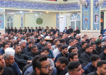 شب آخر مراسم فاطمیه اول در حسینیه مرکز امام حسین (ع) اهواز