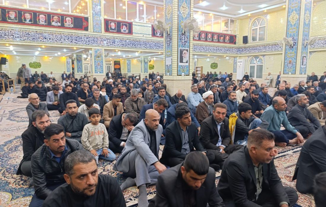 مجلس سوگواری حضرت زهرا (س) در مرکز علمی فرهنگی امام حسین (ع) برگزار شد