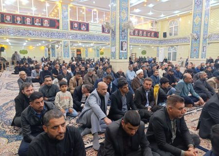 مجلس سوگواری حضرت زهرا (س) در مرکز علمی فرهنگی امام حسین (ع) برگزار شد