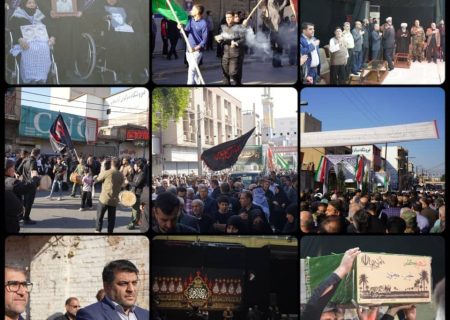 وداع با شهدای گمنام؛ تشییع باشکوه هشت شهید در اهواز