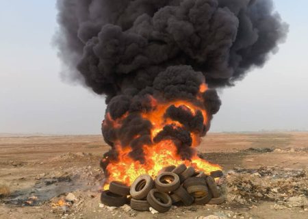 ضرورت توقف سوزاندن پسماند‌ها در اهواز