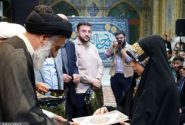 تجلیل از مادران و همسران شهدای اقتدار در حرم حضرت علی ابن مهزیار اهوازی
