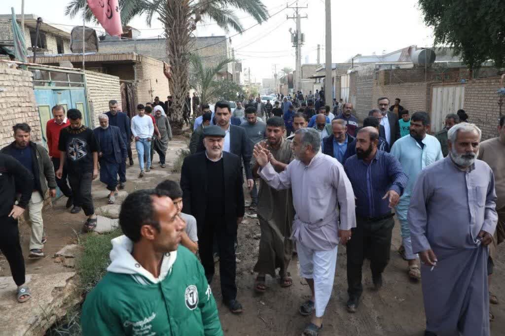 استاندار خوزستان دستور رفع مشکلات منطقه ملاشیه اهواز را صادر کرد