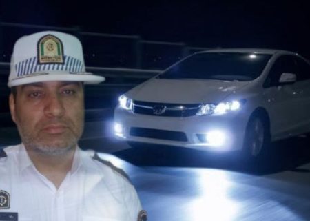 توقیف خودروهای غیرمجاز دارای چراغ‌های زنون در جاده‌ها