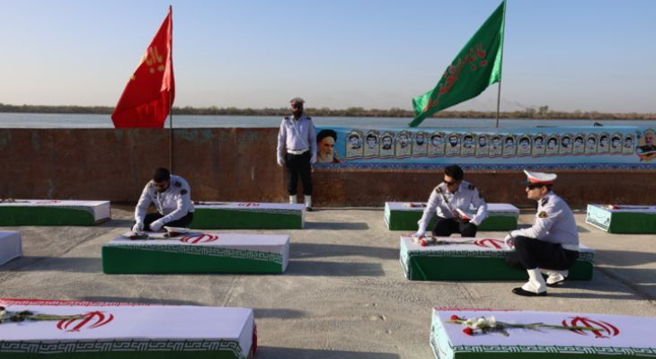 بندر خرمشهر عطرآگین حضور شهدا شد