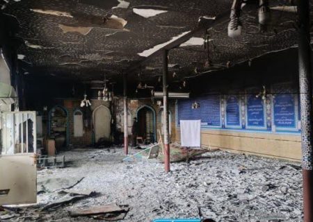 خسارت میلیاردی اغتشاشات به مسجد اندیمشک