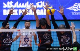 رده‌بندی جدید تیم‌ها در پایان دور رفت لیگ برتر والیبال مردان ۵-۱۴۰۴