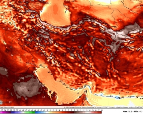 هوای بهاری مهمان زمستان ایران می‌شود