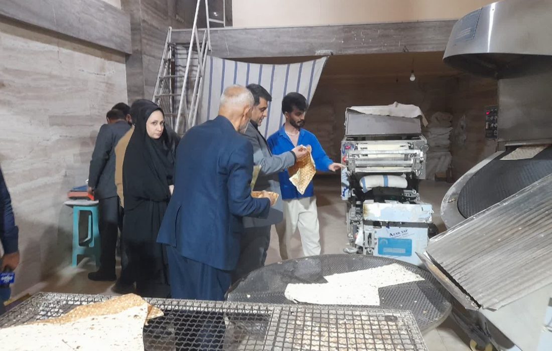 گشت نظارت بر فعالیت نانوایی ها با حضور علی بویری فرماندار اهواز
