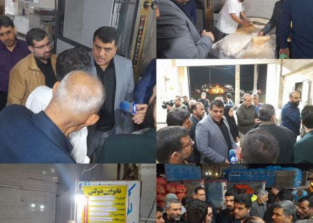 بازدید فرماندار اهواز از مراکز تامین و توزیع میوه و تره بار