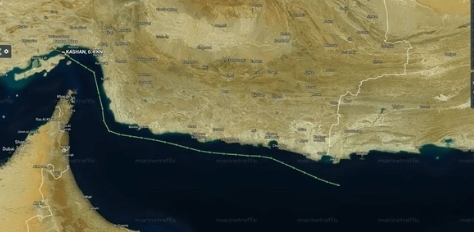 اولین کشتی با پرچم ایران از محدوده محاصره خارج شد